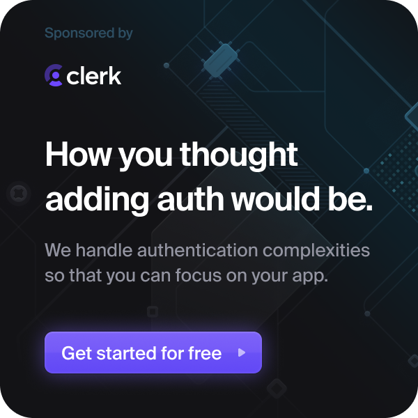 Clerk – Authentication & User Management